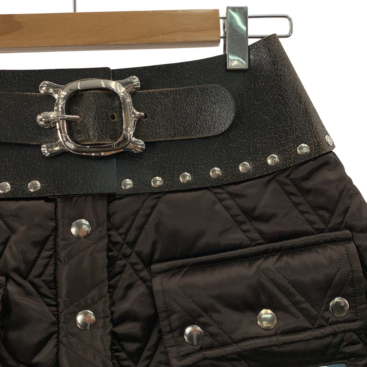 その他 キルティング ベルテッド スカート