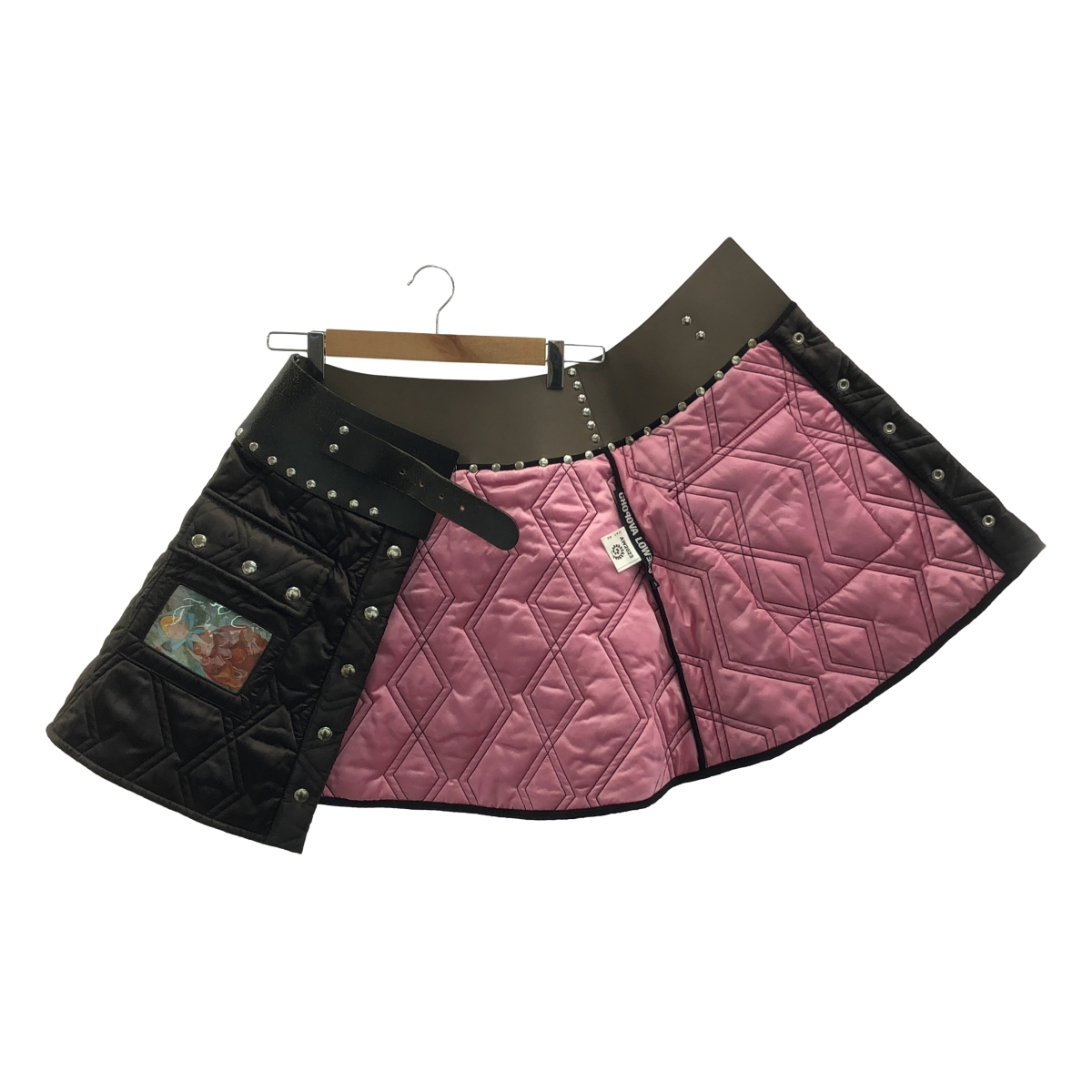 その他 キルティング ベルテッド スカート