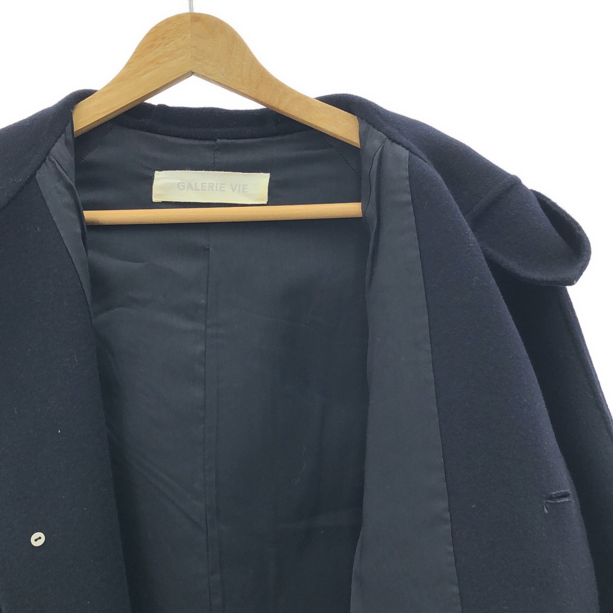 GALERIE VIE / ギャルリーヴィー ウール カシミヤ ライトメルトン フーデッドコート