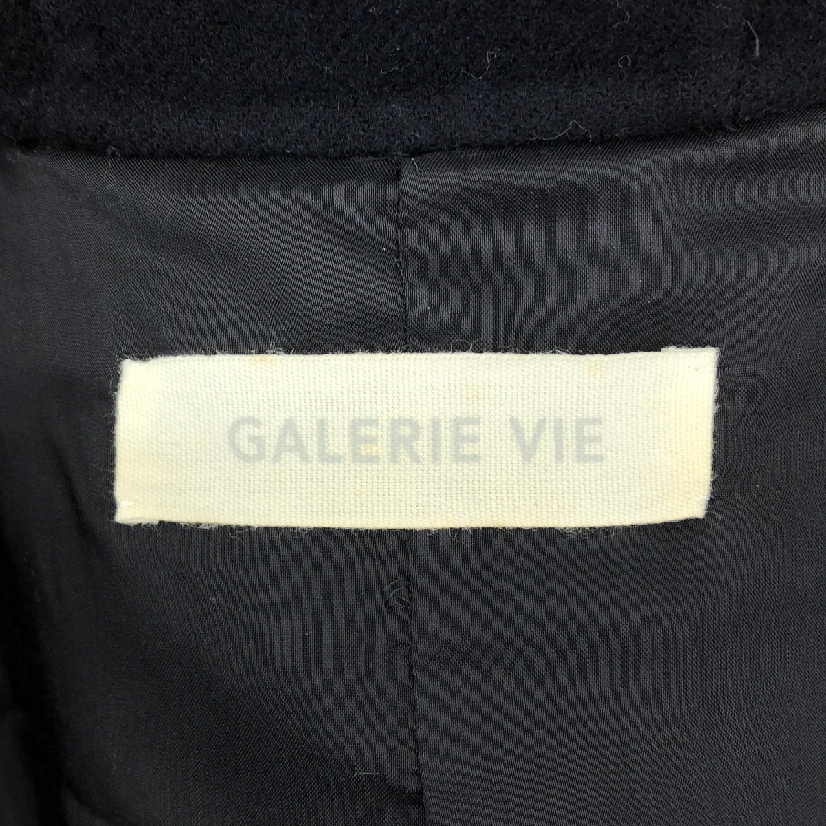 GALERIE VIE / ギャルリーヴィー ウール カシミヤ ライトメルトン フーデッドコート