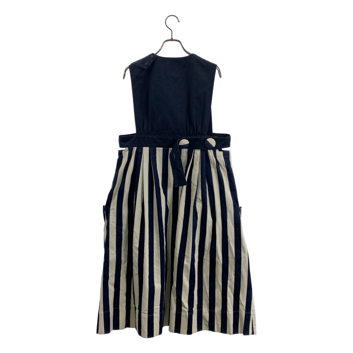 その他 POTTERS APRON コットン ストライプ スリーブレス ワンピース