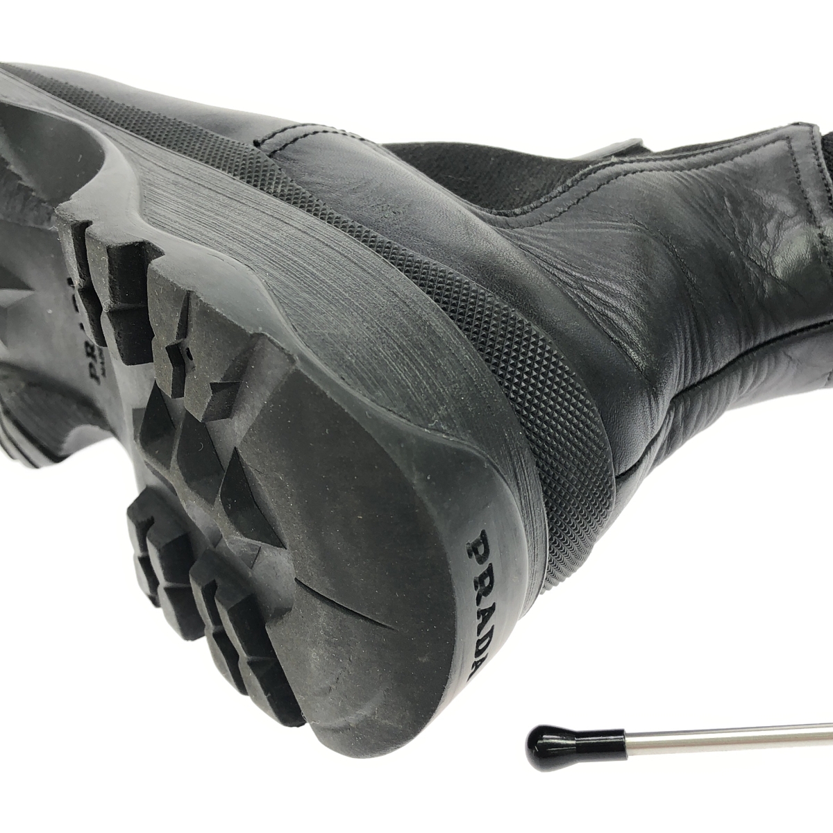 PRADA SPORT / プラダスポーツ レザー サイドゴア ブーツ