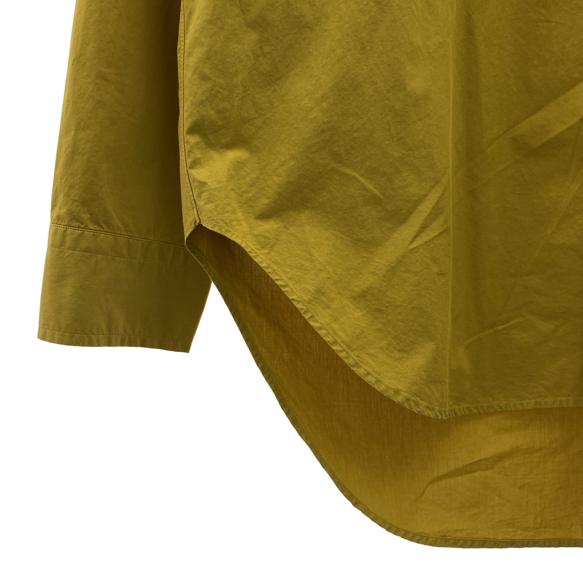 HEUGN / ユーゲン Alan ガーメントダイコットンポプリンワンピースカラーシャツ / SHIRT 019