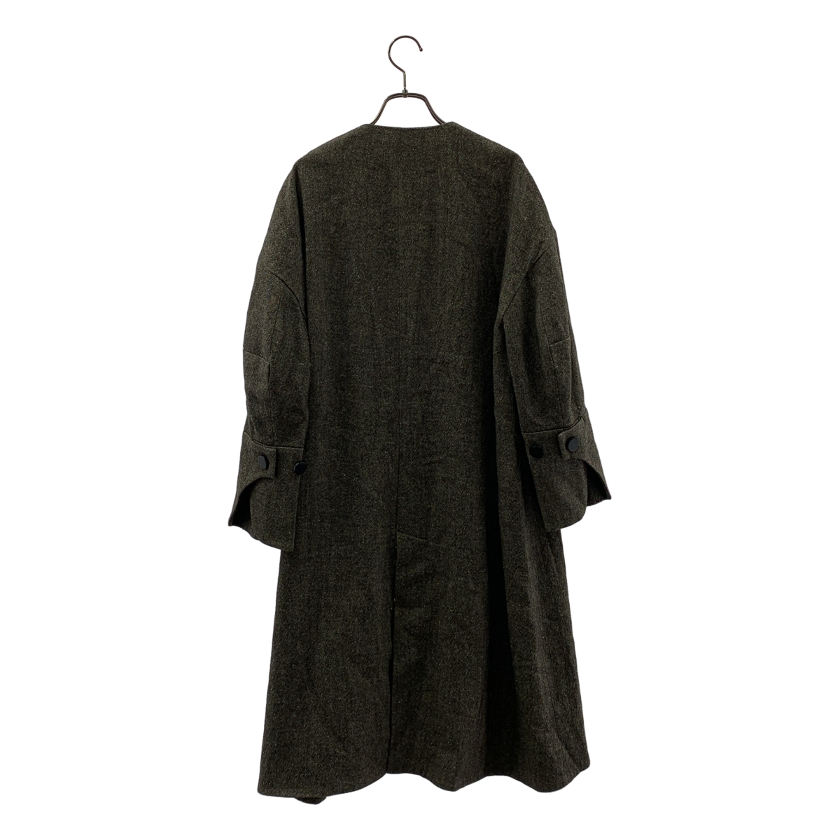 ENFOLD / エンフォルド ウール リネン オーバー ガウンコート