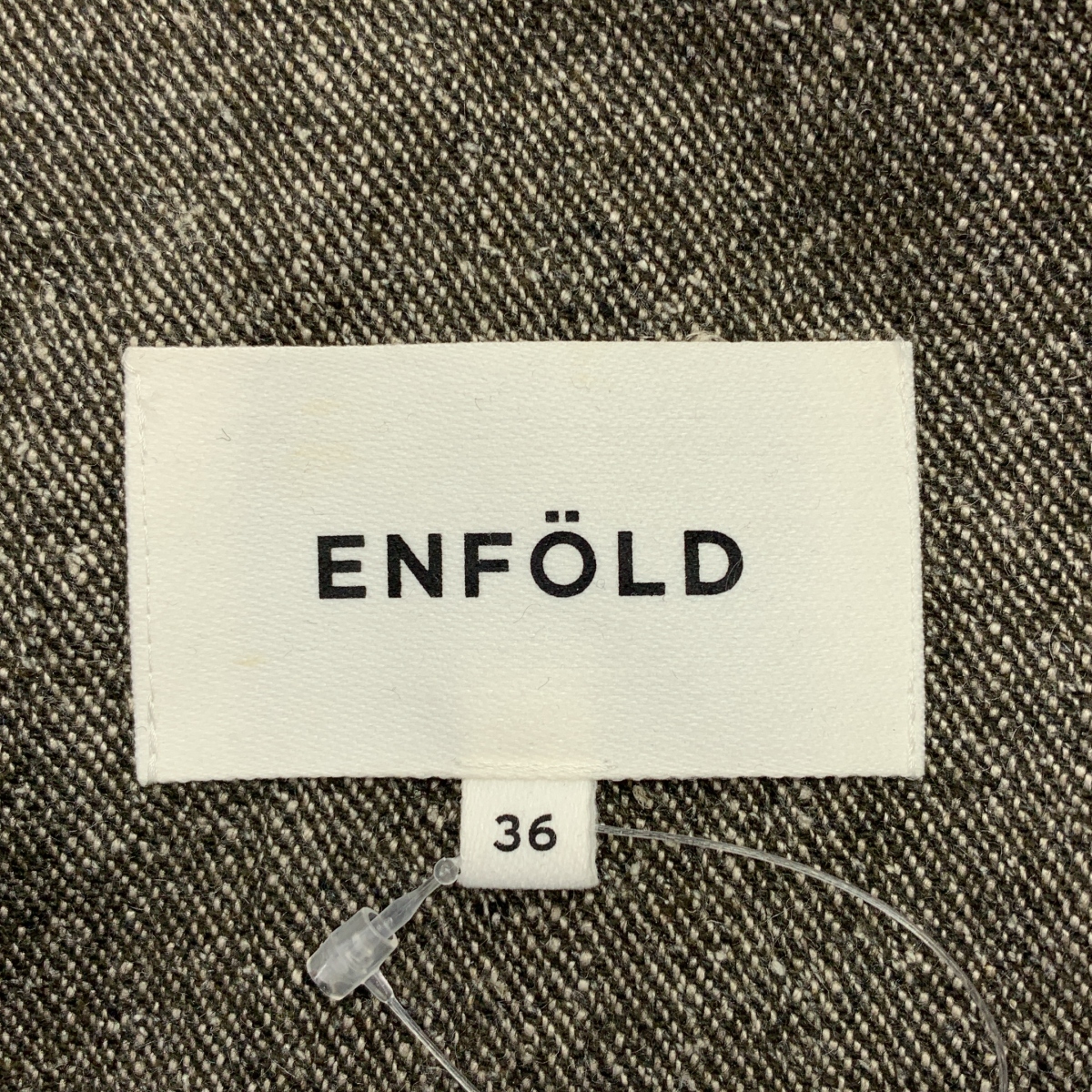 ENFOLD / エンフォルド ウール リネン オーバー ガウンコート