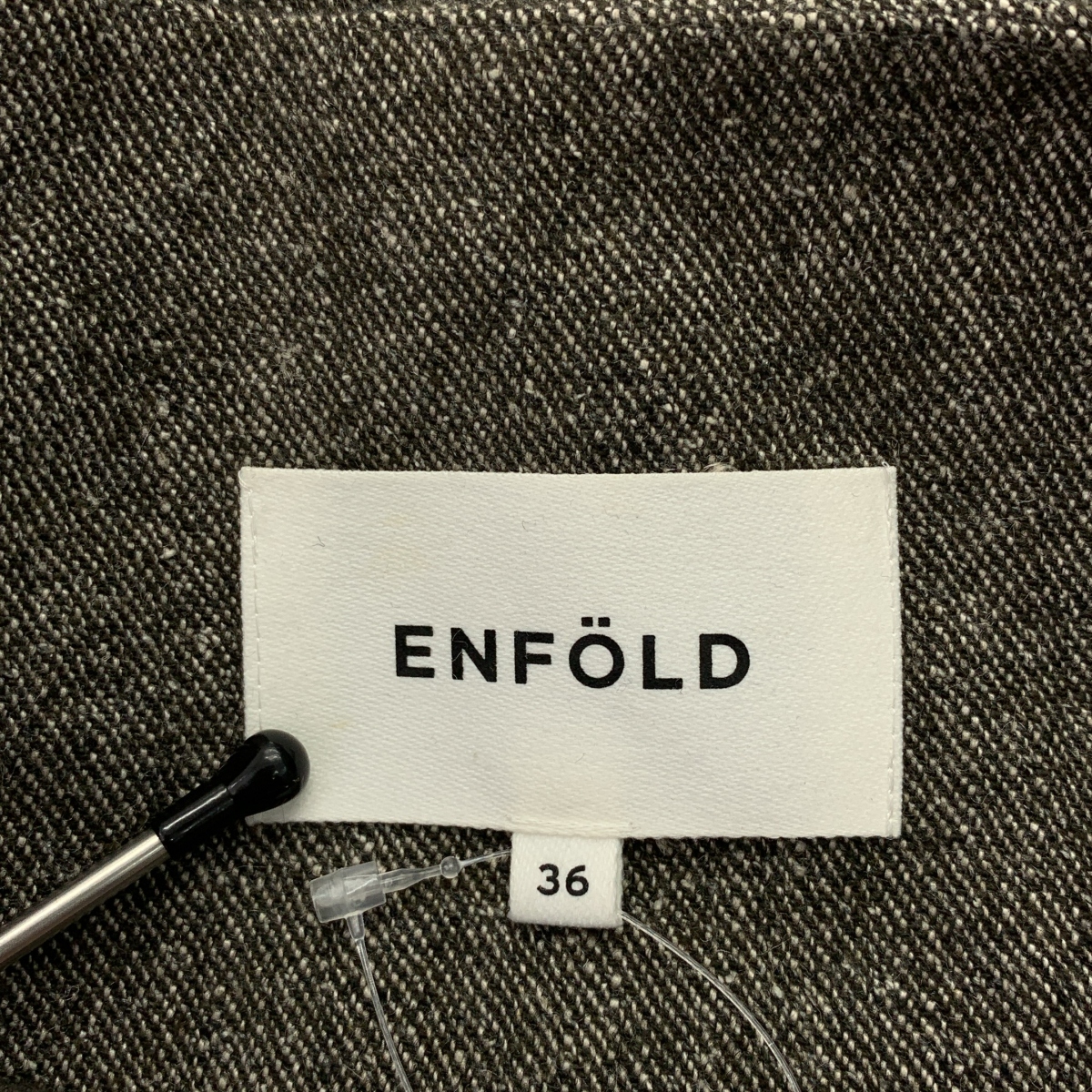 ENFOLD / エンフォルド ウール リネン オーバー ガウンコート