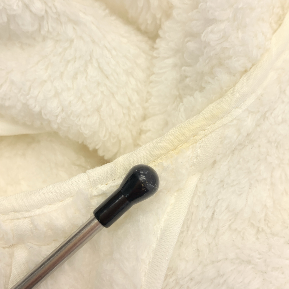 CHANEL / シャネル コットン ツイード ココマークボタン ノーカラー ジャケット