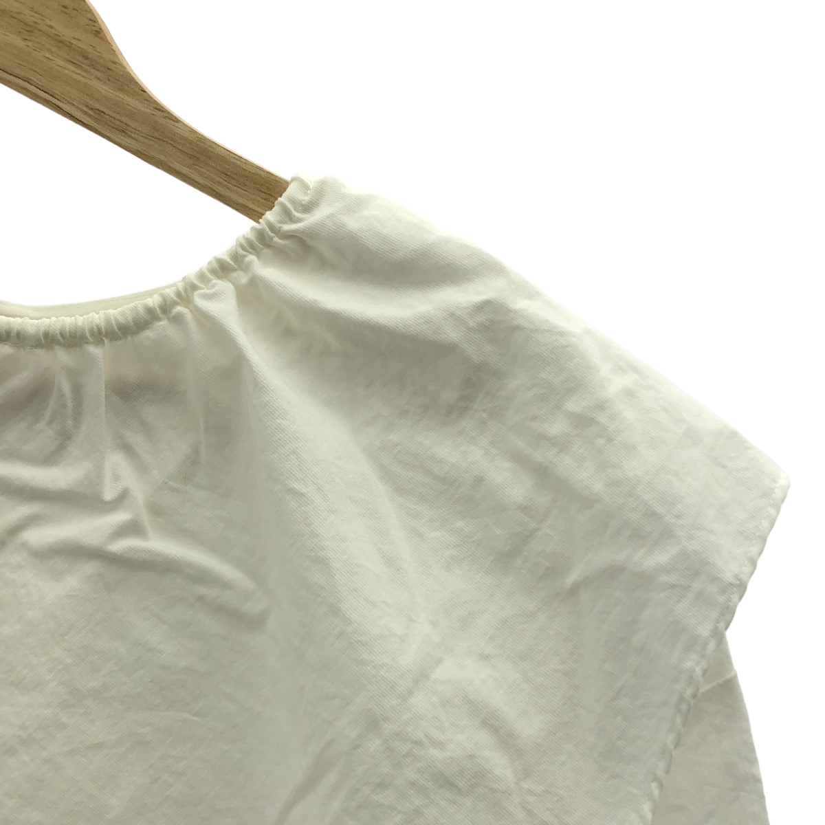 MANOF / マノフ FLAP SHOULDER TOPS フラップ ショルダー トップス ブラウス