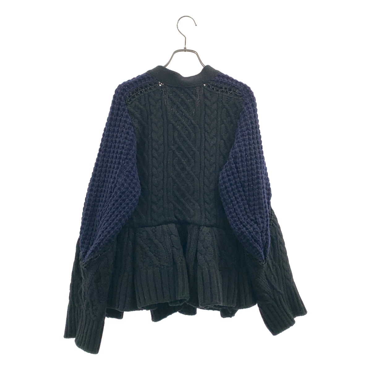 sacai / サカイ ウール ケーブル ニット カーディガン