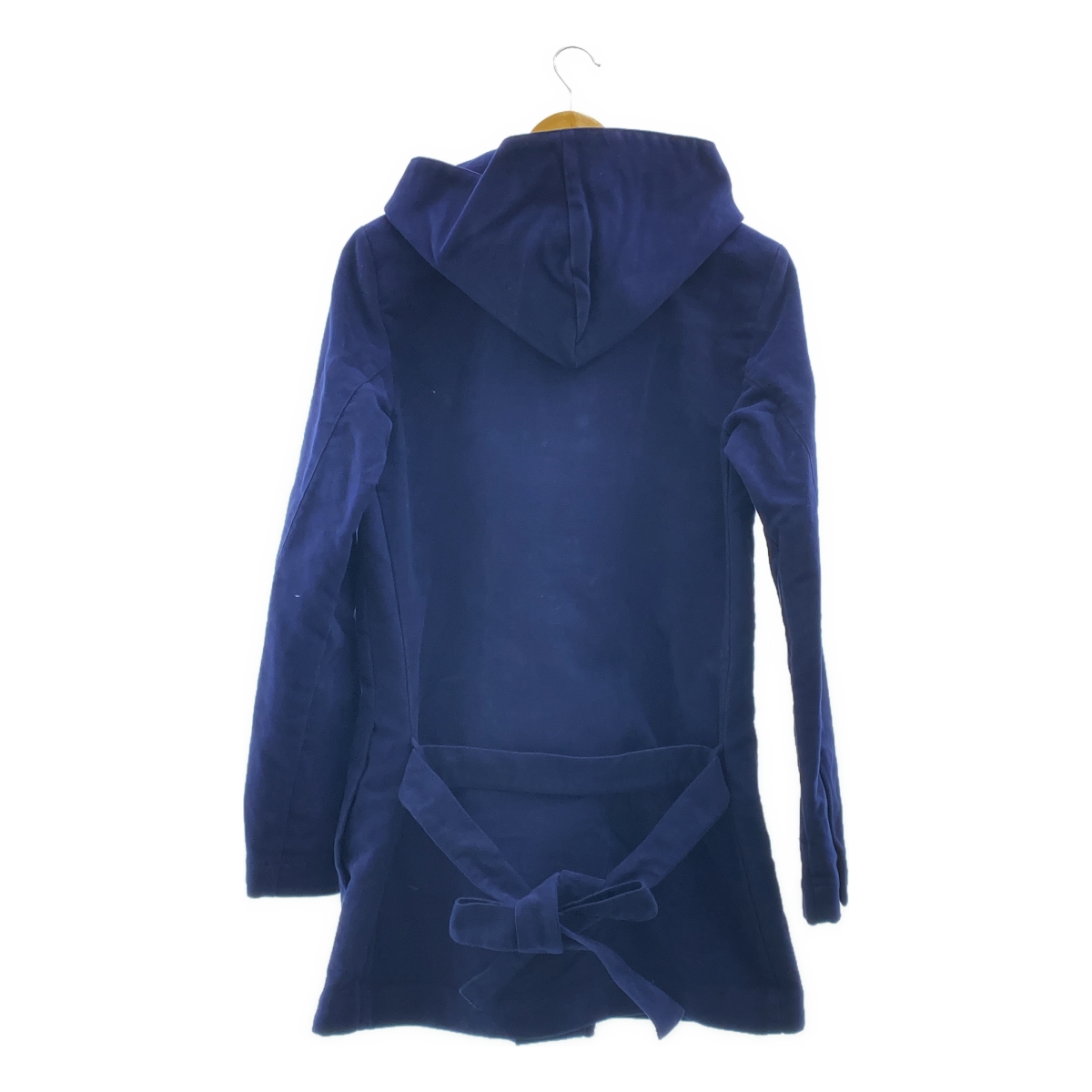 STEPHAN SCHNEIDER / ステファンシュナイダー モールスキン フロントレイヤード フーデッド ベルテッドコート