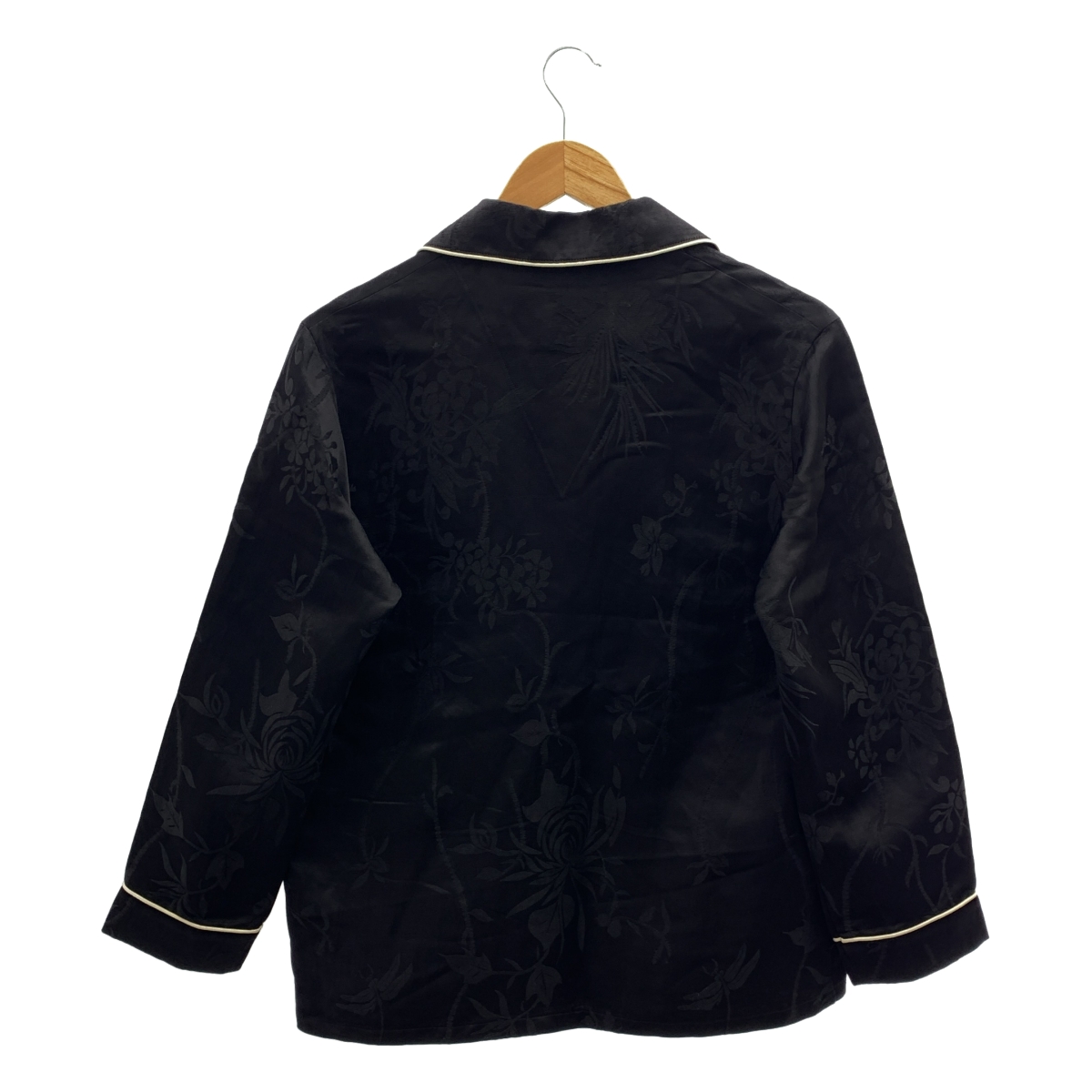 MADISON BLUE / マディソンブルー ジャガード パイピング オープンカラーシャツ