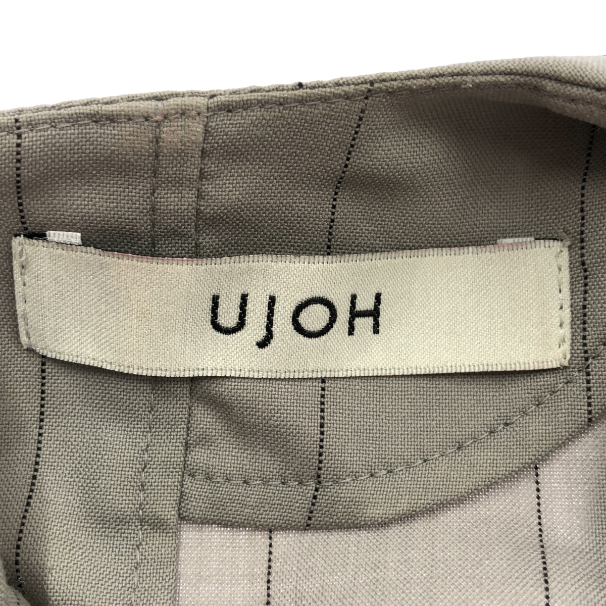 UJOH / ウジョー ドローストリング ギャザー ドレス ワンピース