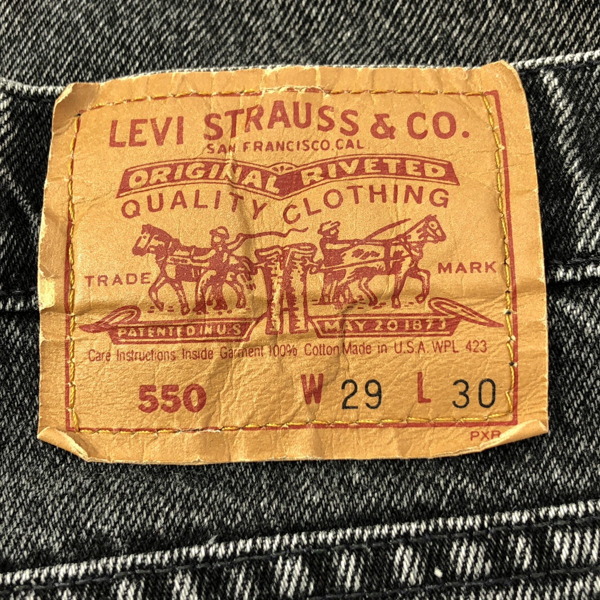 Levi's / リーバイス 1990s ヴィンテージ 505 ブラックデニムパンツ 刻印532