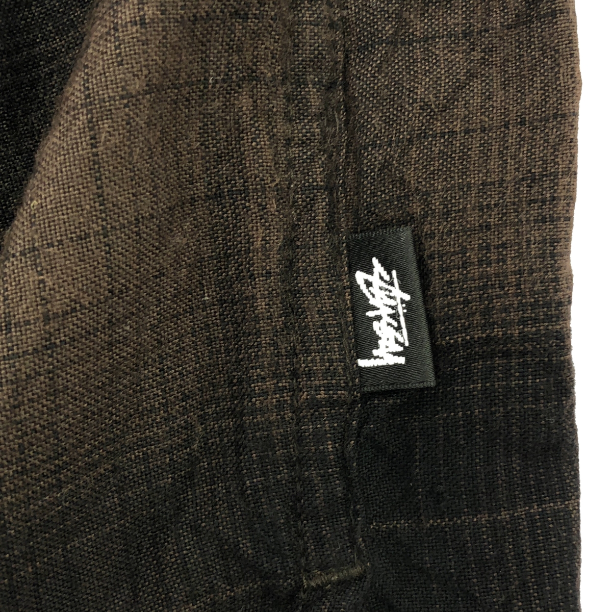 STUSSY / ステューシー BOXY SHADOW PLAID SHIRT オンブレチェック 半袖 レーヨン シャツ