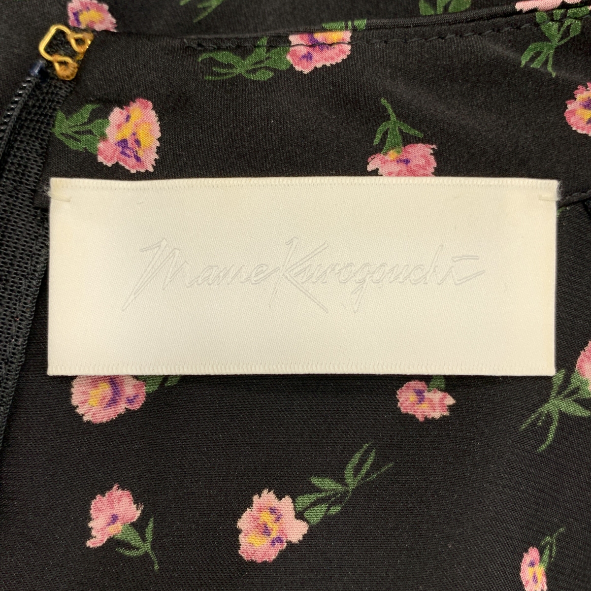 Mame Kurogouchi / マメクロゴウチ Floral Printed Cotton Dress / 総柄 プリーツ ボリューム ドレス ワンピース