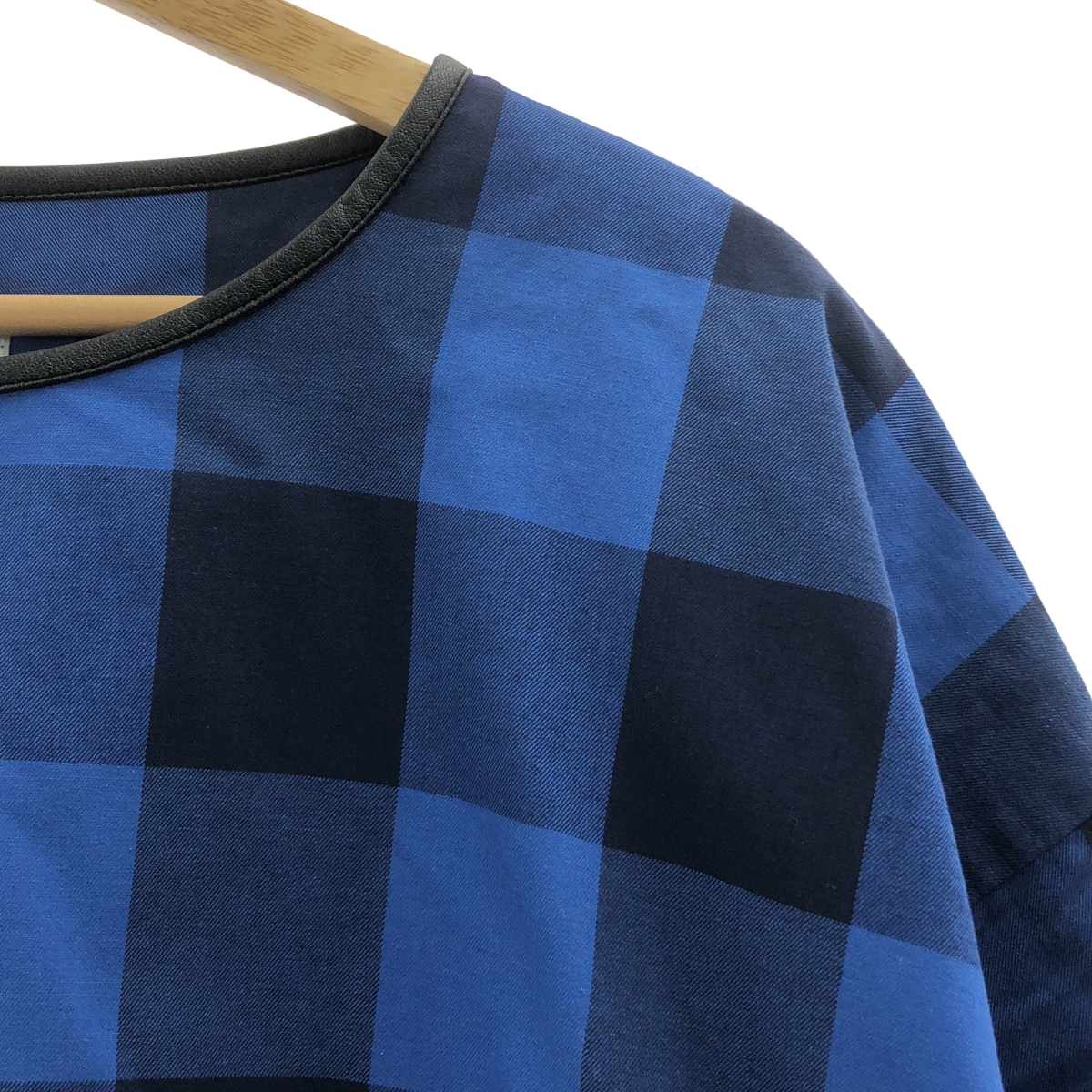 DISCOVERED / ディスカバード HICOUNT TWILL BLOCK CHECK PULLOVER ツイル ブロックチェック オーバーサイズTシャツ