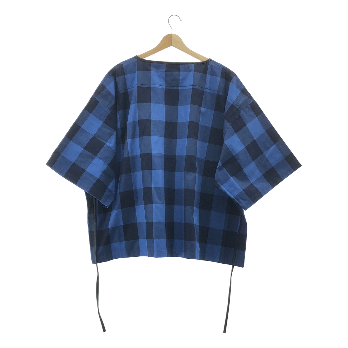 DISCOVERED / ディスカバード HICOUNT TWILL BLOCK CHECK PULLOVER ツイル ブロックチェック オーバーサイズTシャツ