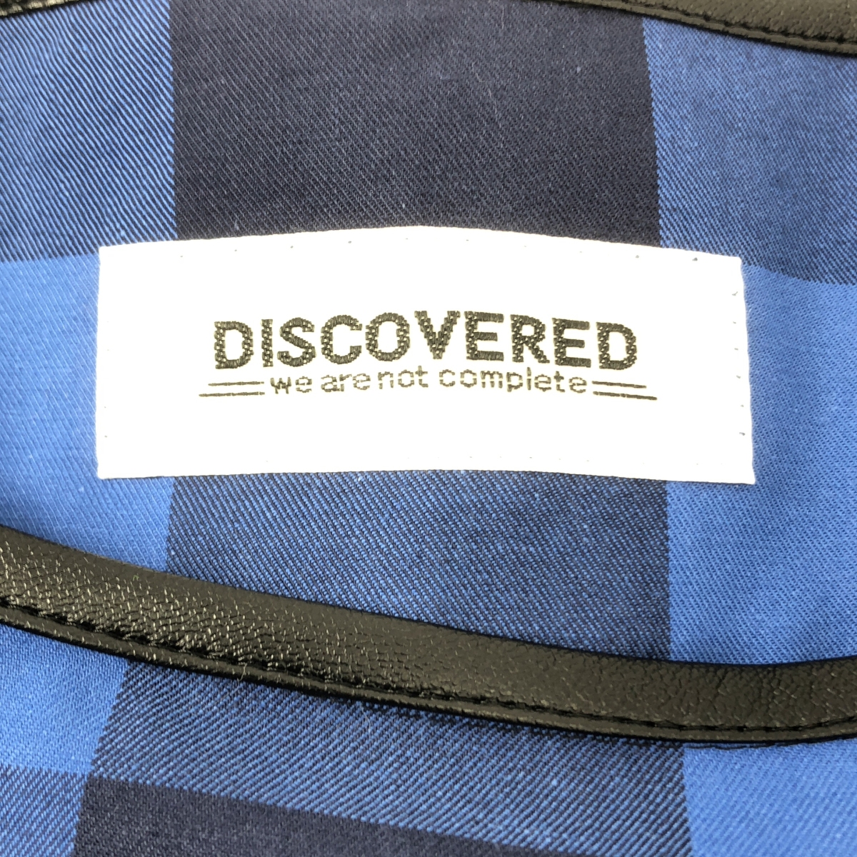 DISCOVERED / ディスカバード HICOUNT TWILL BLOCK CHECK PULLOVER ツイル ブロックチェック オーバーサイズTシャツ