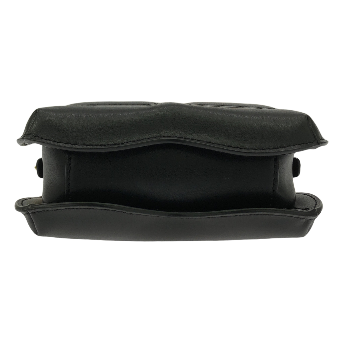 Ganni / ガニー BUTTERFLY CROSSBODY / バタフライ クロスボディ 2way ショルダー付き レザー ハンドバッグ