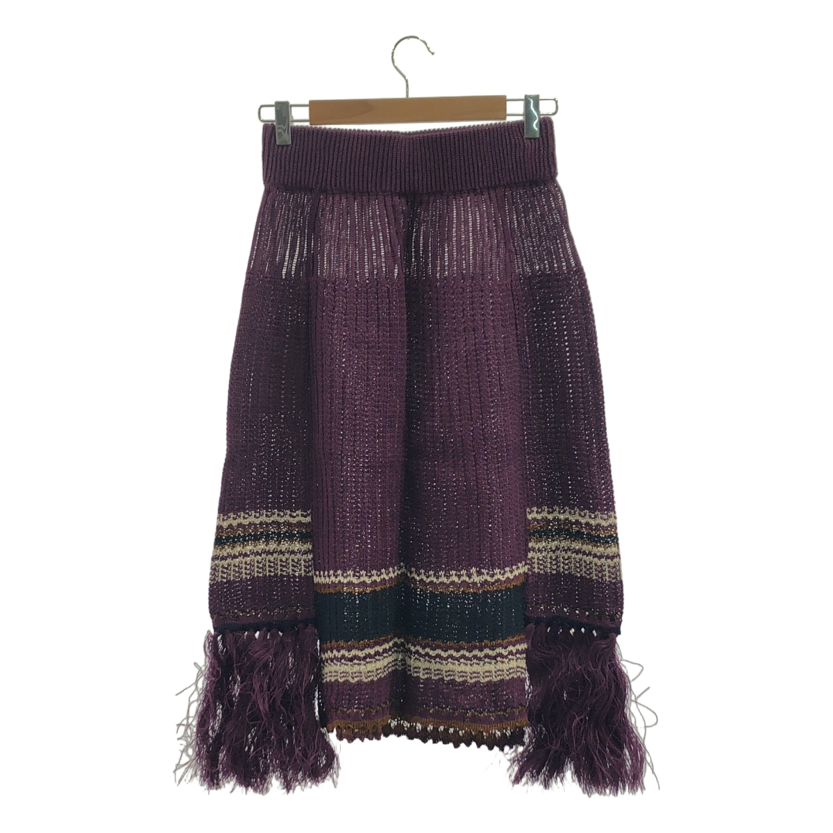 その他 LENZ / レンズ KNIT SKIRT / フリンジ ニット スカート
