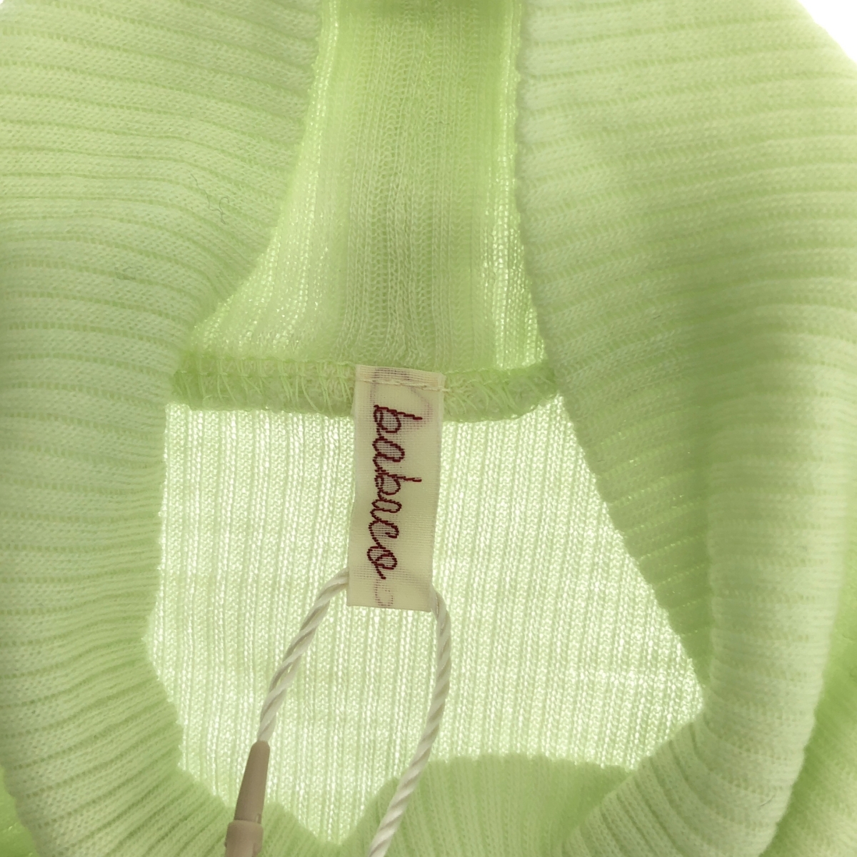 babaco / ババコ Fine Wool Ribbed Turtleneck タートルネック ニット