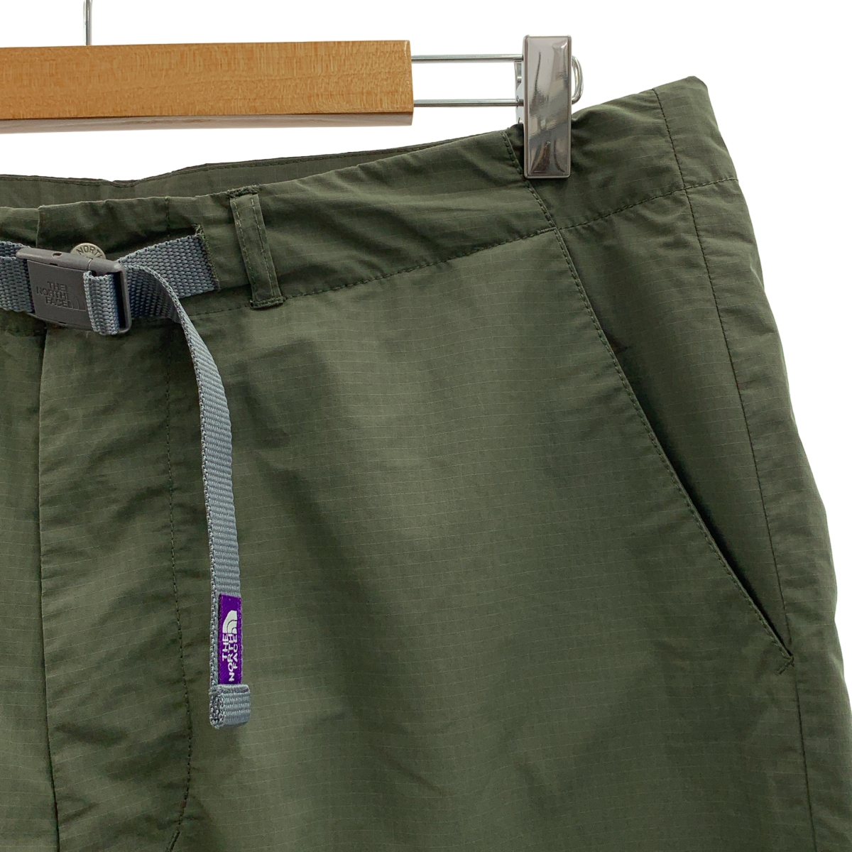 THE NORTH FACE PURPLE LABEL / ザノースフェイスパープルレーベル Mountain Wind Wide Pants / NT5706N リップストップ マウンテンウインドワイドパンツ