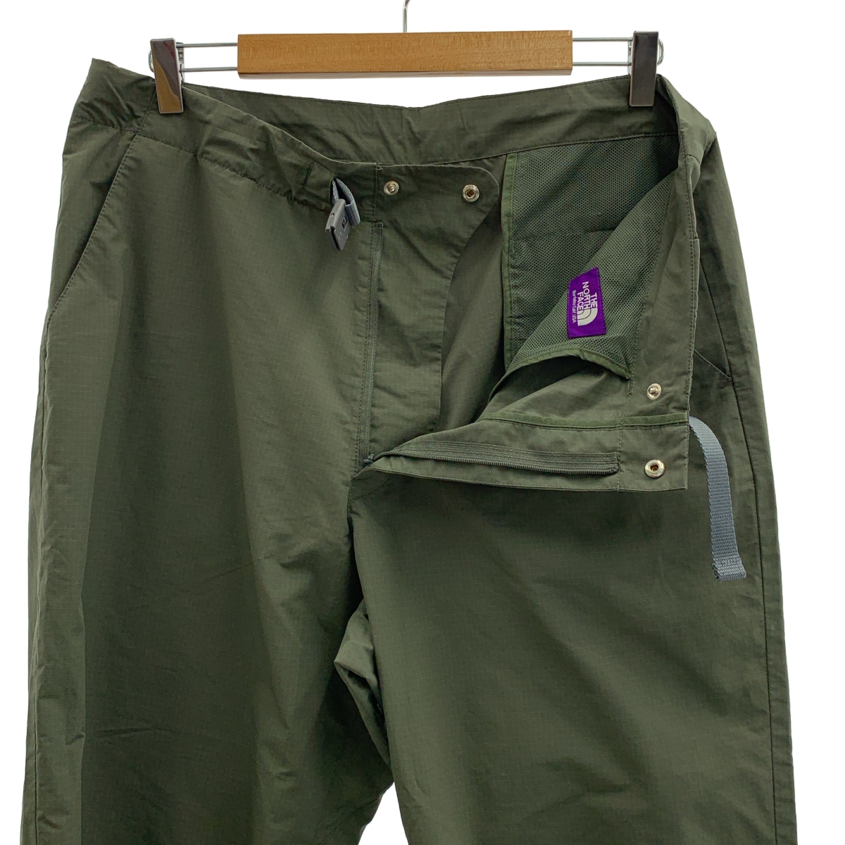 THE NORTH FACE PURPLE LABEL / ザノースフェイスパープルレーベル Mountain Wind Wide Pants / NT5706N リップストップ マウンテンウインドワイドパンツ