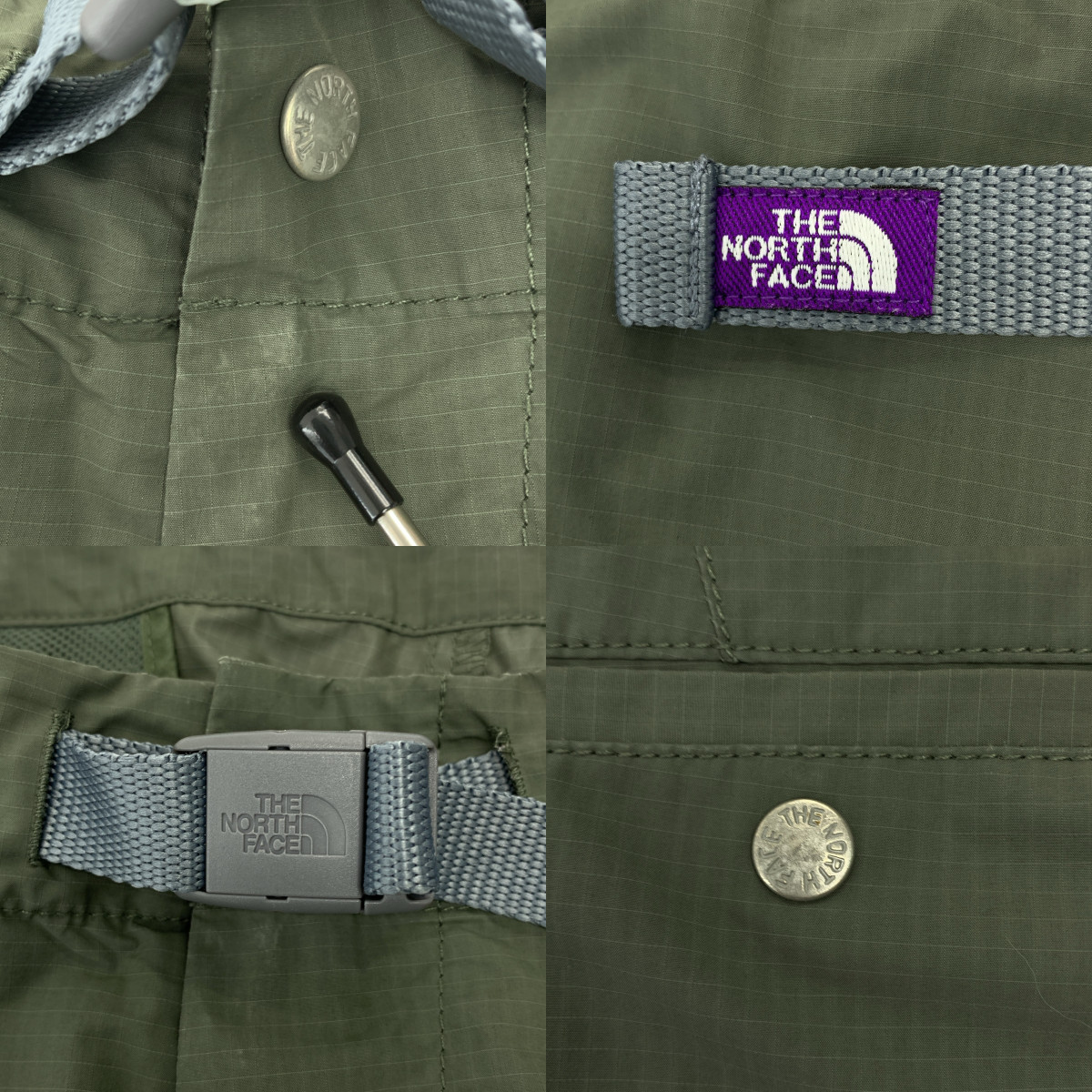 THE NORTH FACE PURPLE LABEL / ザノースフェイスパープルレーベル Mountain Wind Wide Pants / NT5706N リップストップ マウンテンウインドワイドパンツ