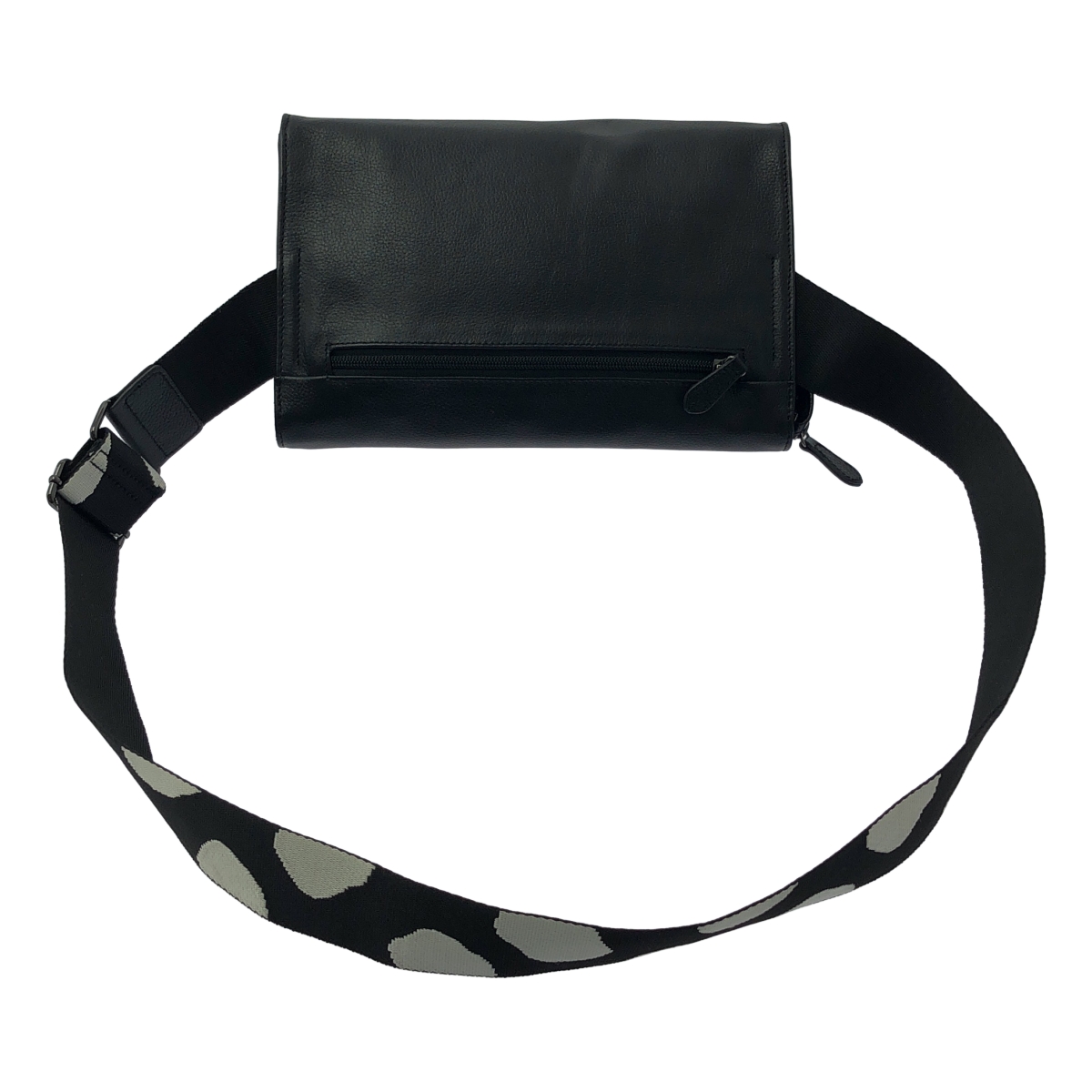 ear PAPILLONNER / イアパピヨネ ダルメシアンワイドテープ レザー ショルダーバッグ