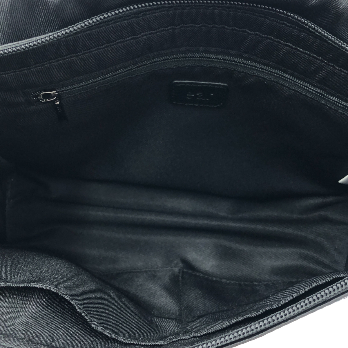 ear PAPILLONNER / イアパピヨネ ダルメシアンワイドテープ レザー ショルダーバッグ