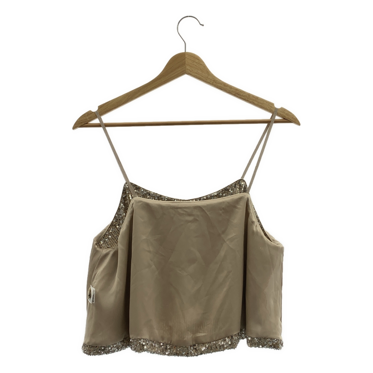 AEWEN MATOPH / イウエンマトフ スパンコール 装飾 キャミソール トップス / 総裏地