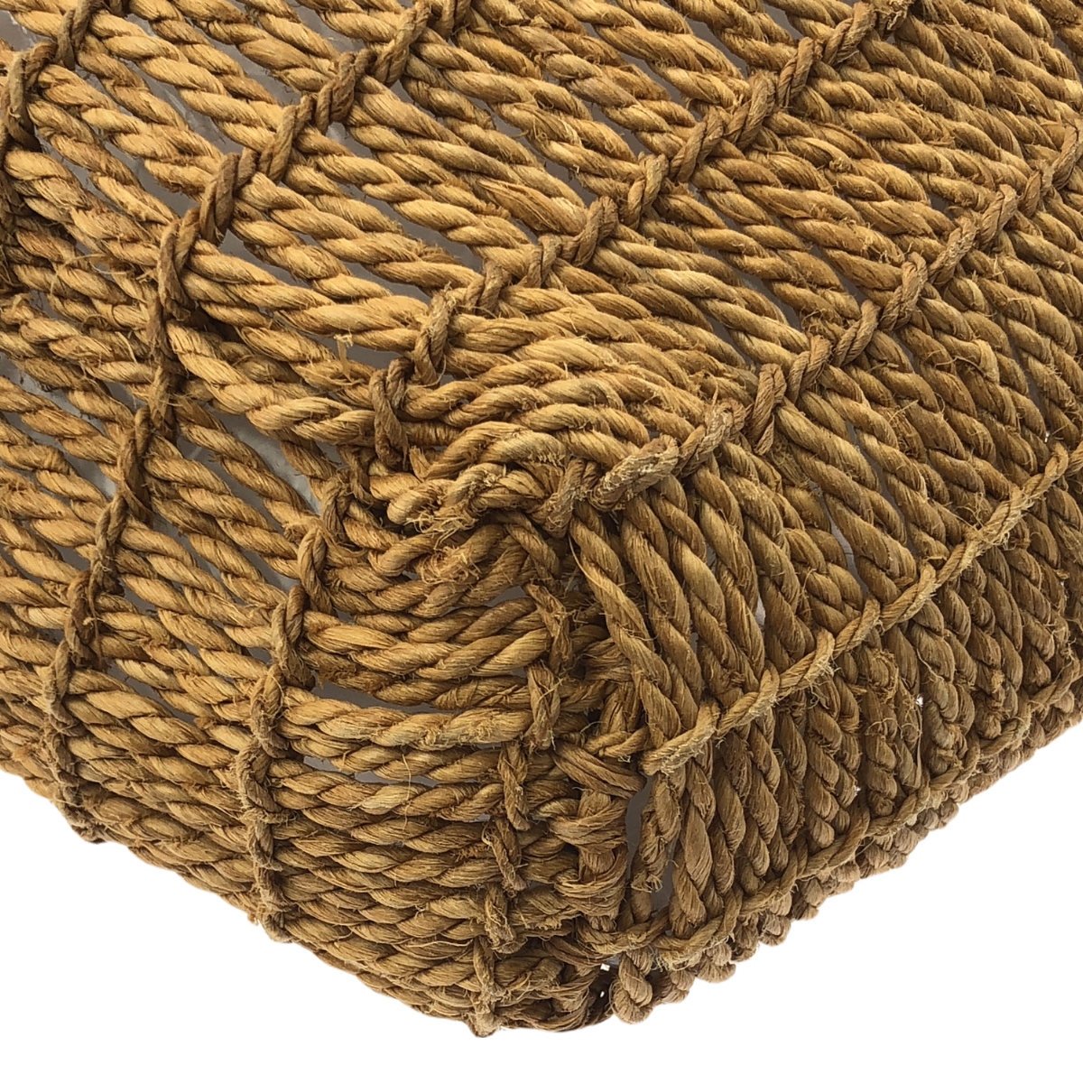 F/style / エフスタイル シナの縄のマルシェバッグ (S) シナ織 手提げ カゴバッグ