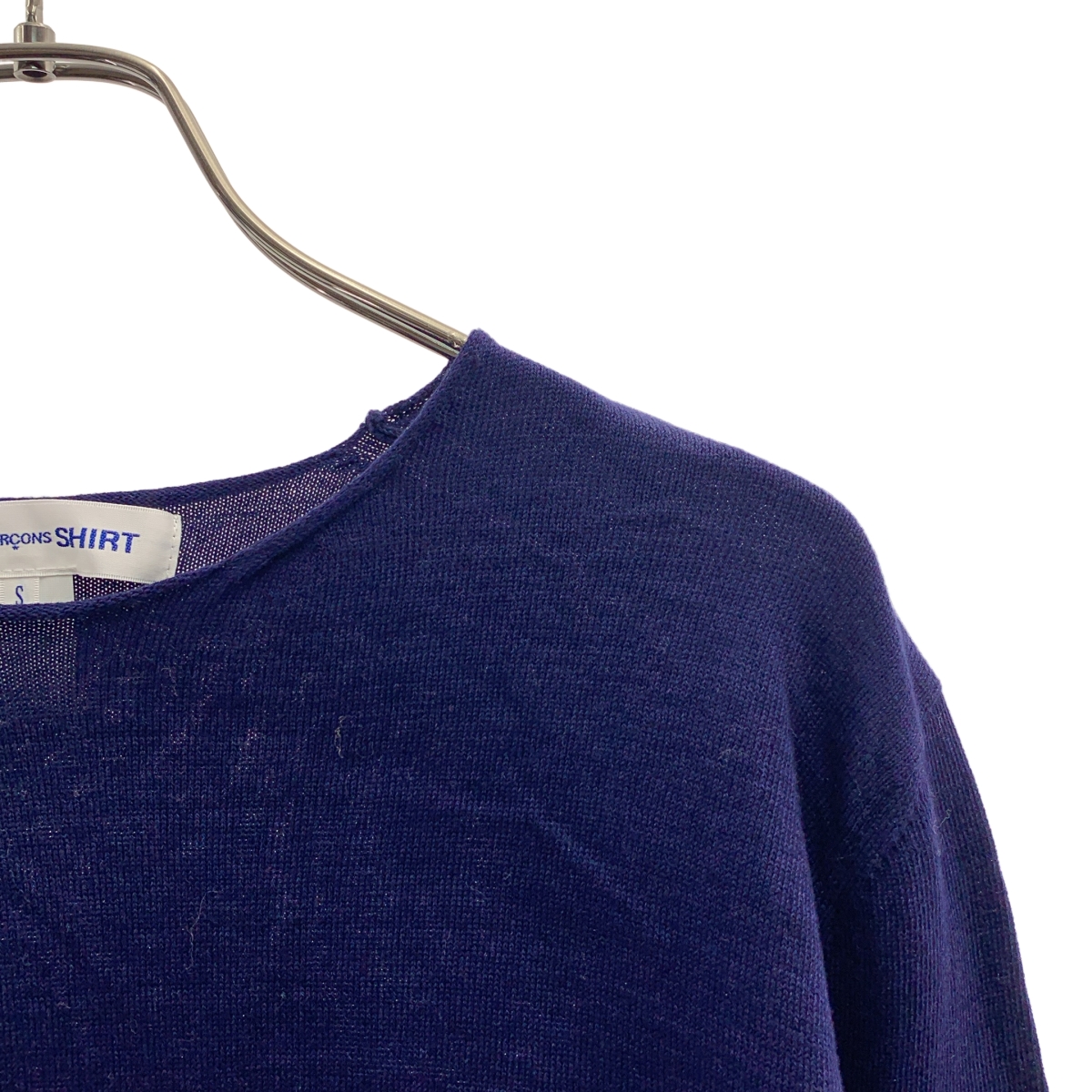 COMME des GARCONS SHIRT / コムデギャルソンシャツ コットン ハイゲージ クルーネックニット