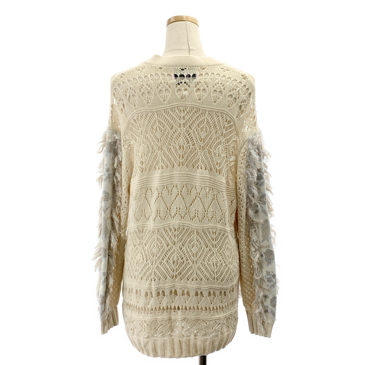 rurumu: / 縷縷夢兎るるむう コットン フリンジ ニット カーディガン