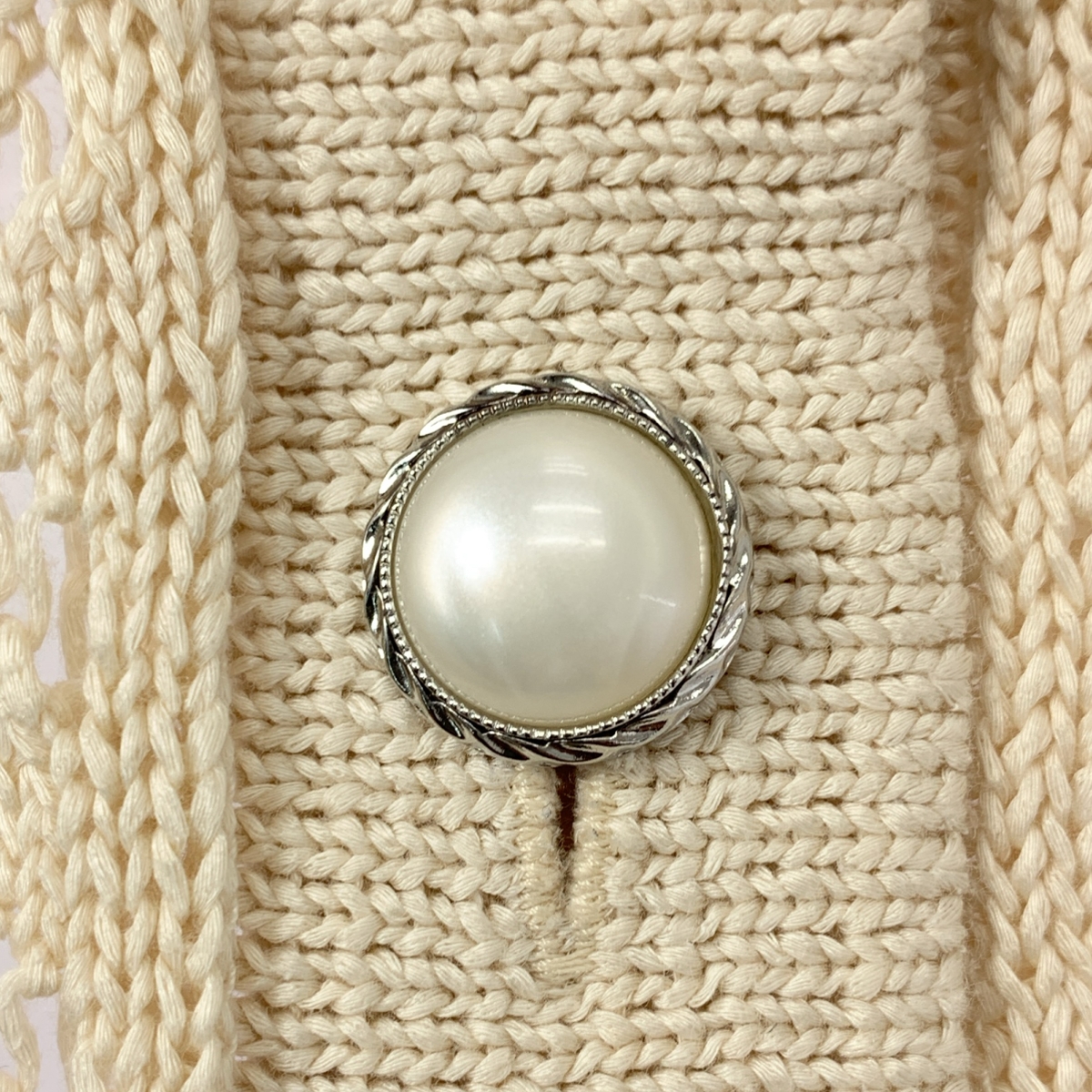 rurumu: / 縷縷夢兎るるむう コットン フリンジ ニット カーディガン