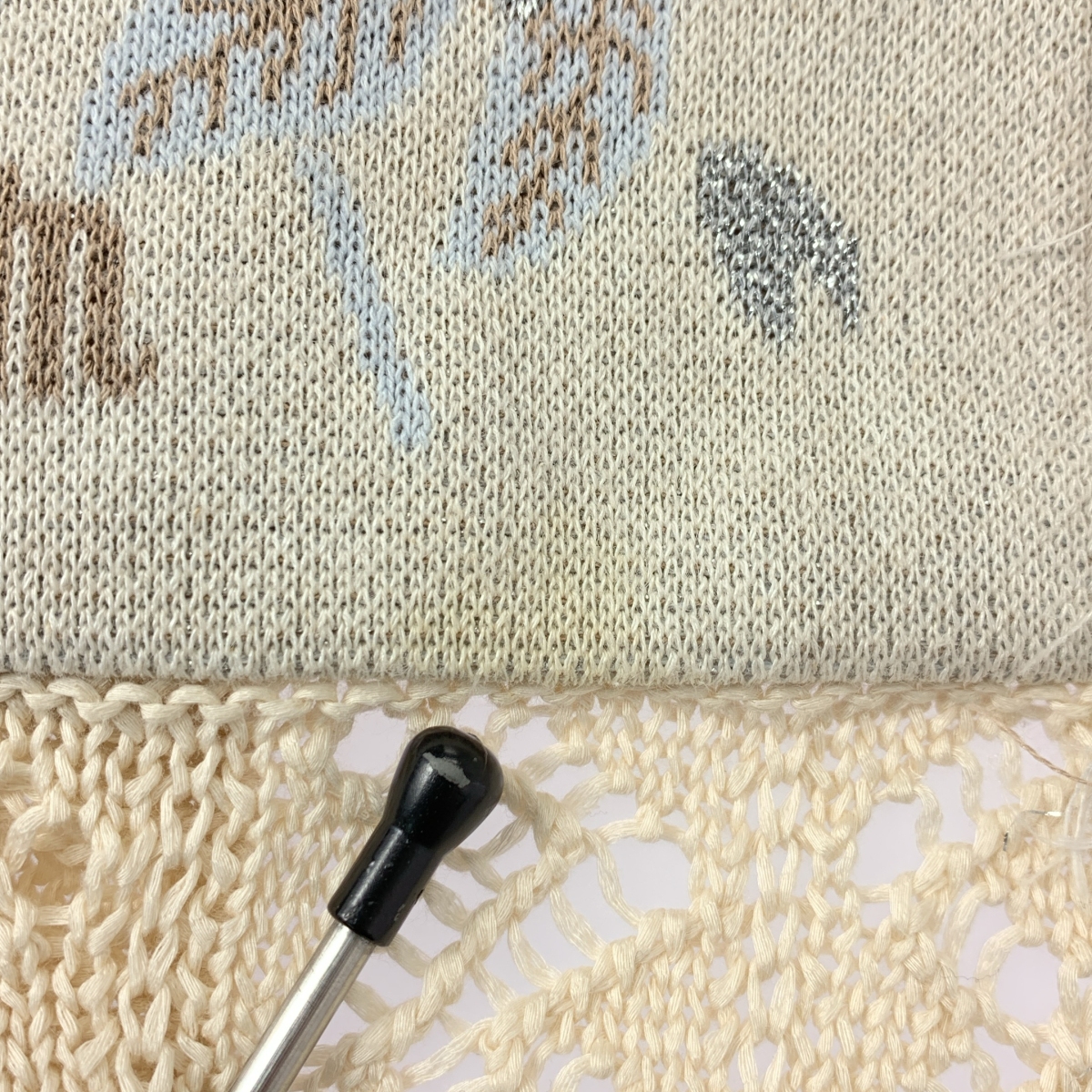 rurumu: / 縷縷夢兎るるむう コットン フリンジ ニット カーディガン