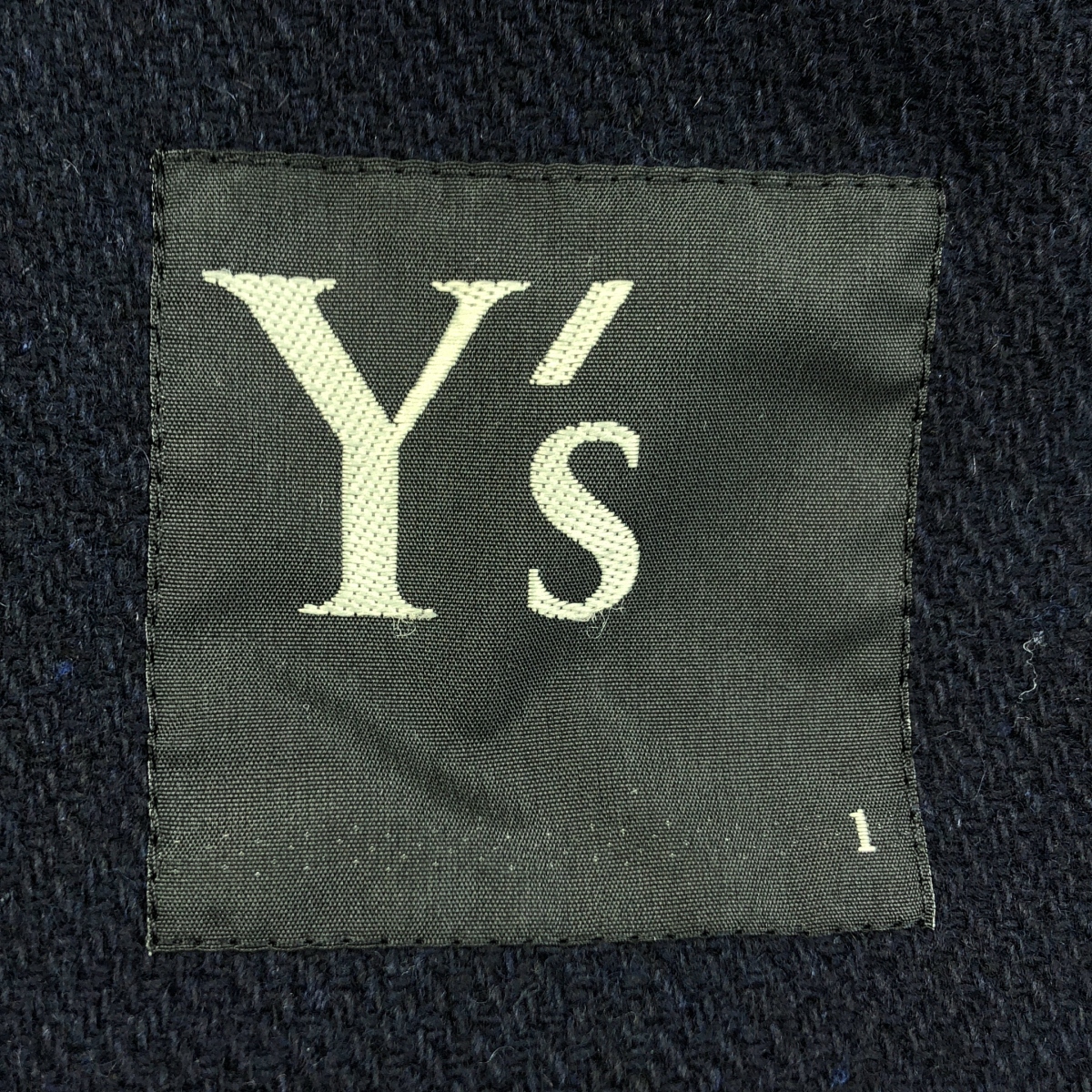 Y's / ワイズヨウジヤマモト ウール カットオフ ポンチョコート