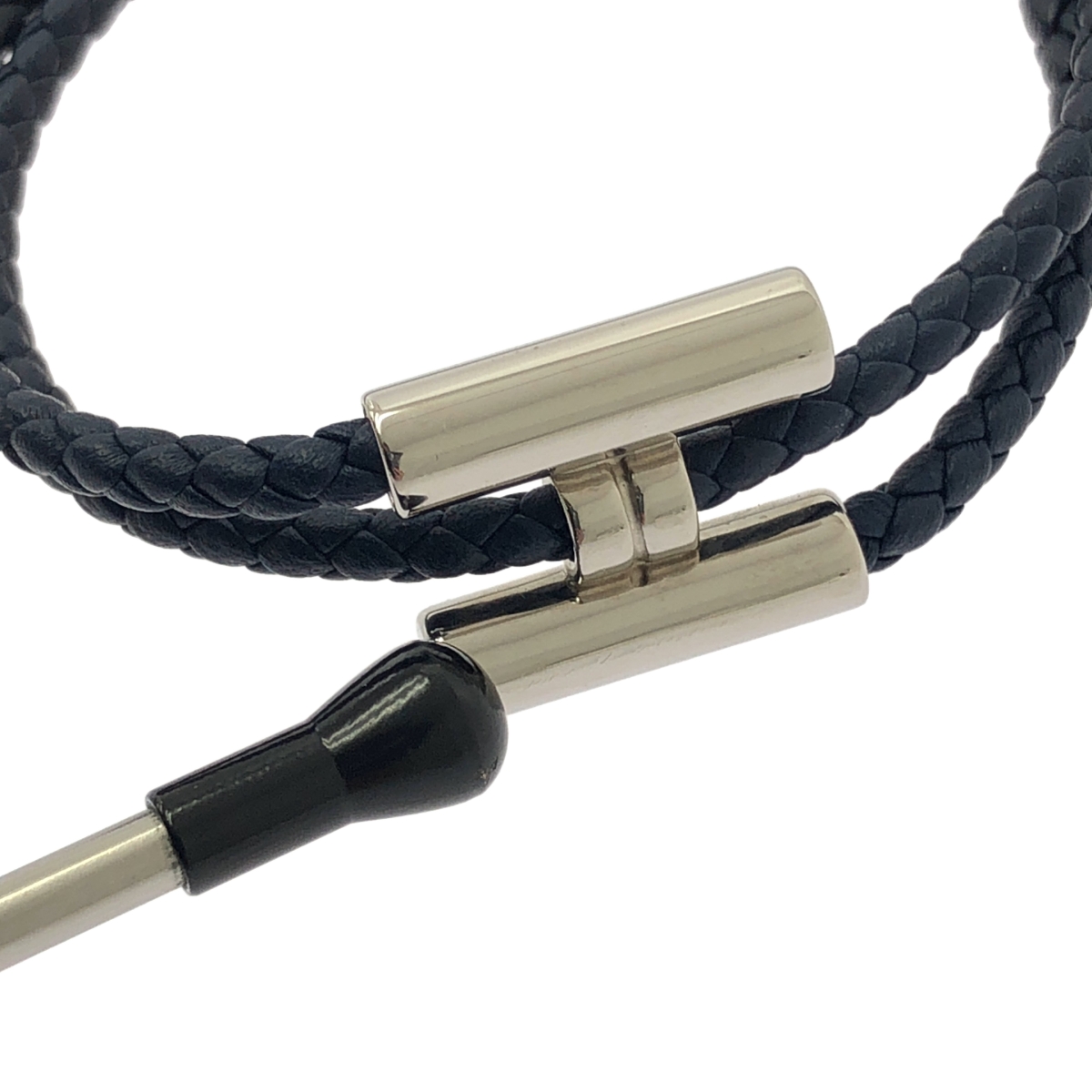 HERMES / エルメス TOURNIS TRESSE トゥルニ トレッセ レザー ブレスレット
