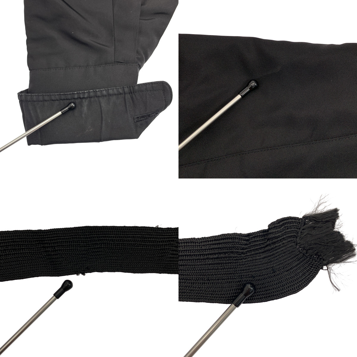 PRADA / プラダ ナイロン ベルテッド オーバーコート フーディ / キルティング総裏地