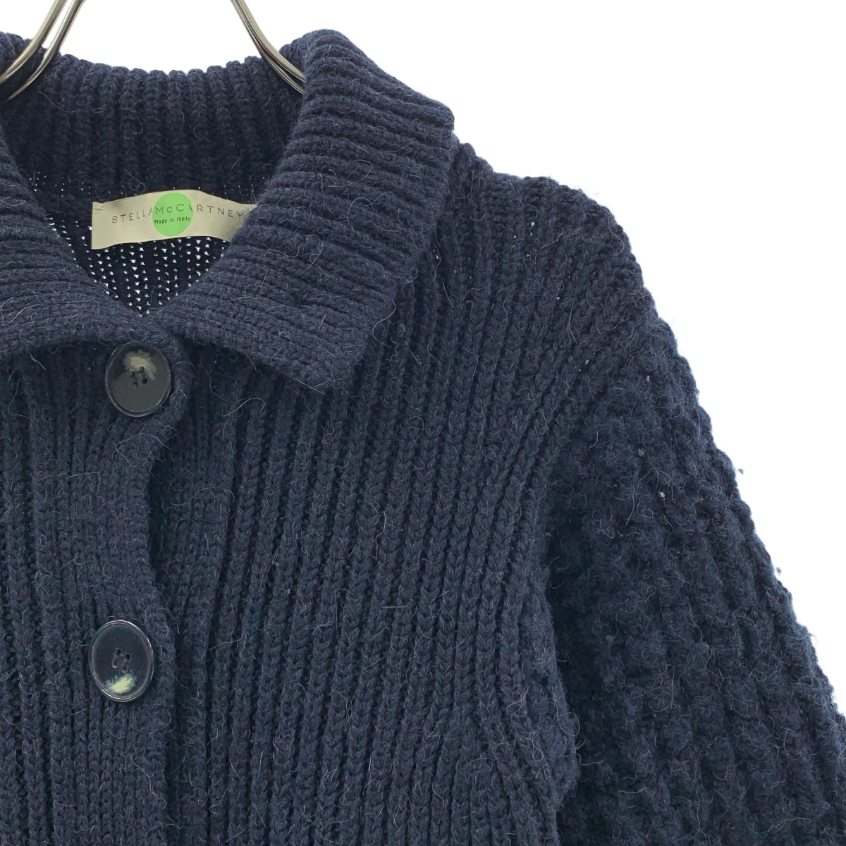 STELLA McCARTNEY / ステラマッカートニー アルパカ混 ウール ロング ニット カーディガン