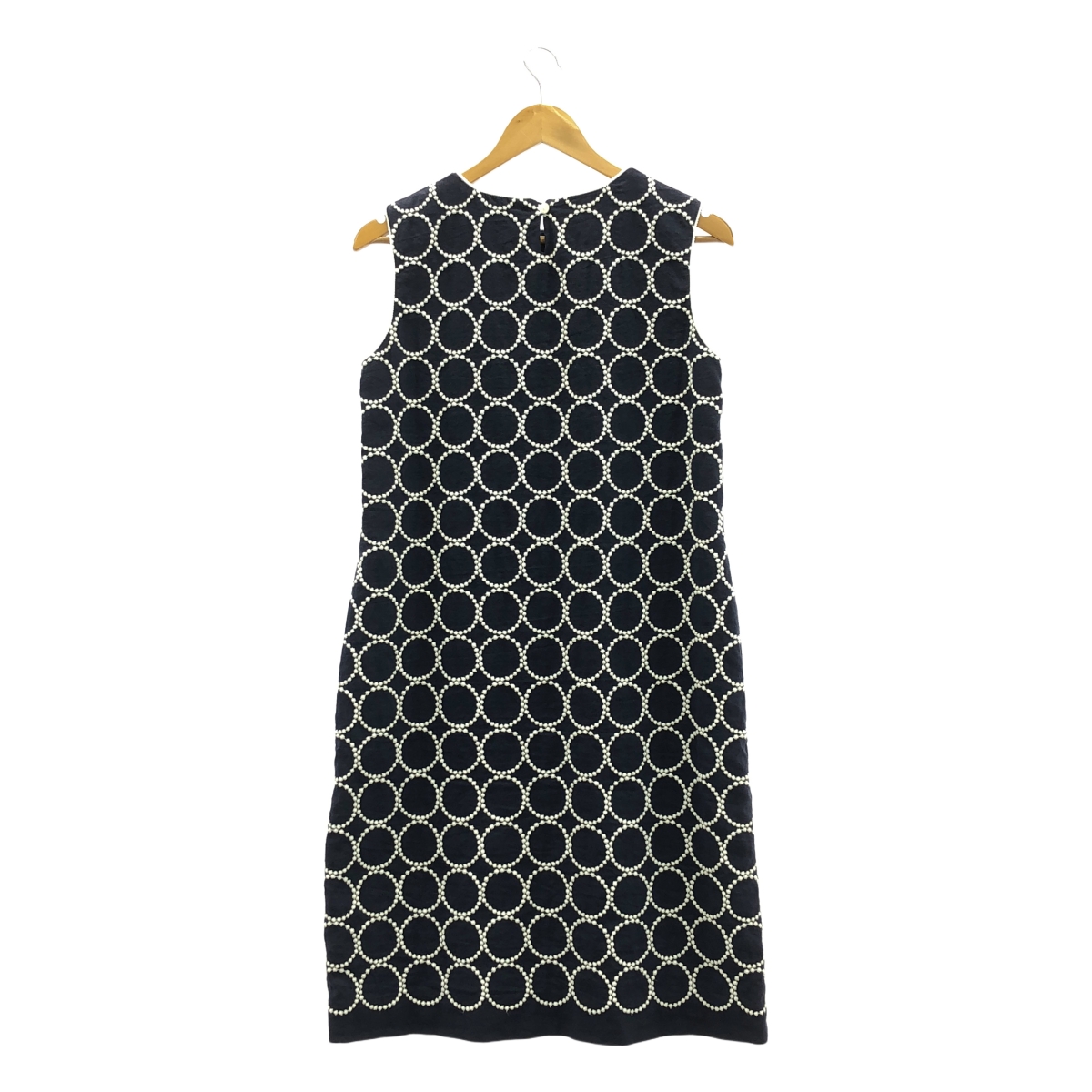 mina perhonen / ミナペルホネン tambourine タンバリン サークル刺しゅう コットン リネン ワンピース