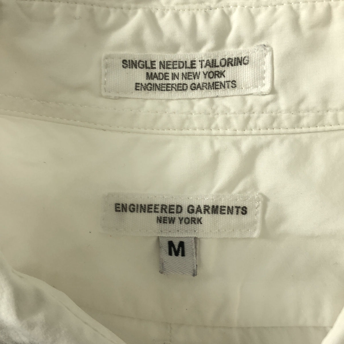 Engineered Garments / エンジニアドガーメンツ タブカラー フライフロントシャツ