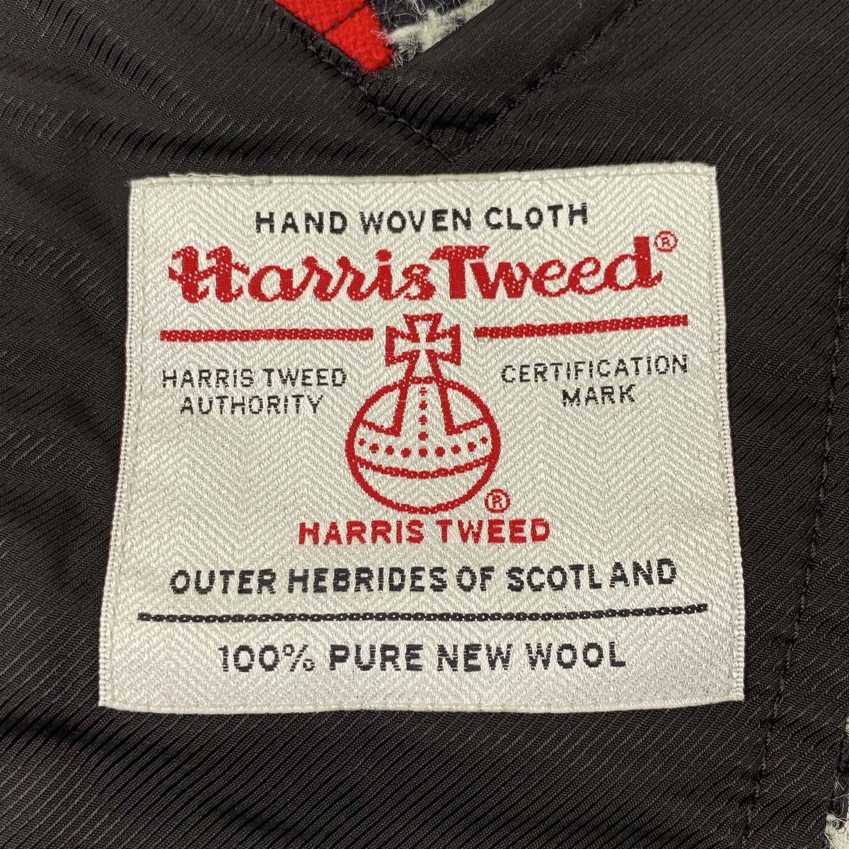 TAKAHIROMIYASHITA The Soloist / タカヒロミヤシタザソロイスト ×Harris Tweed / ATT WIDE LAPE ウール チェック 付け襟