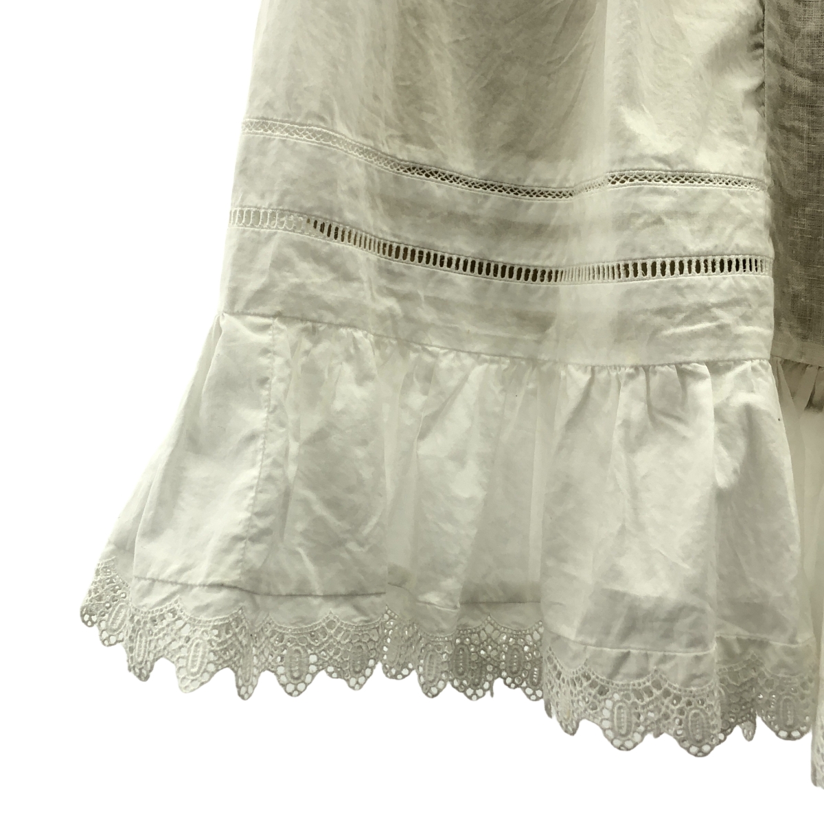 その他 リネン レース ボリューム パンツ