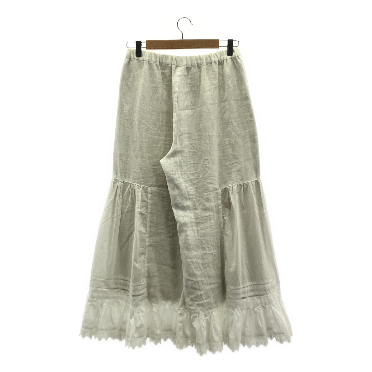 その他 リネン レース ボリューム パンツ