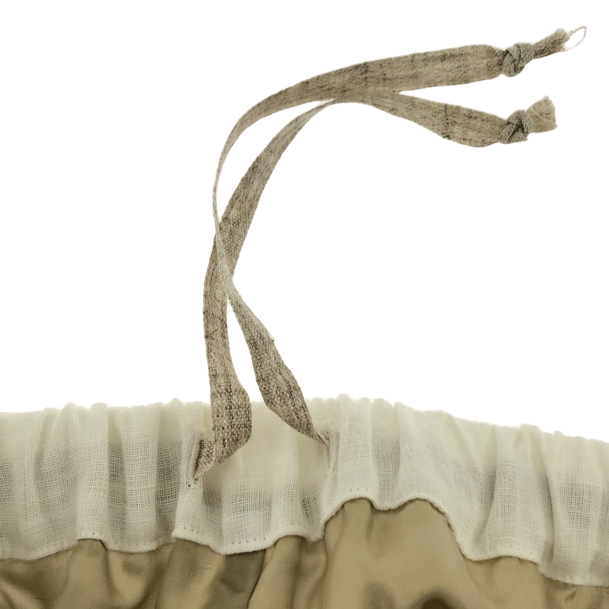 その他 リネン レース ボリューム パンツ