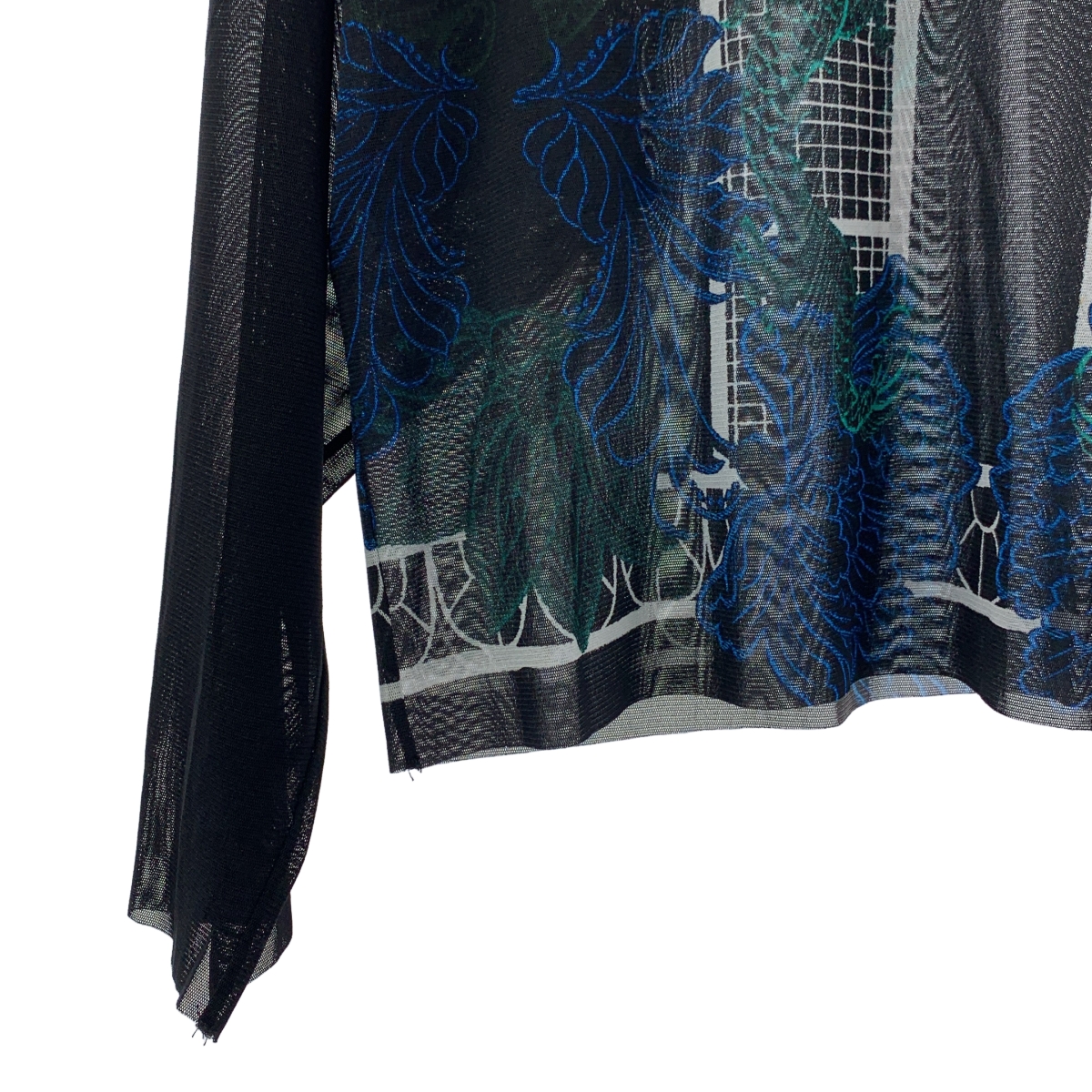 VIVIENNE TAM / ヴィヴィアンタム 総柄 ドラゴン パワーネット クルーネック カットソー