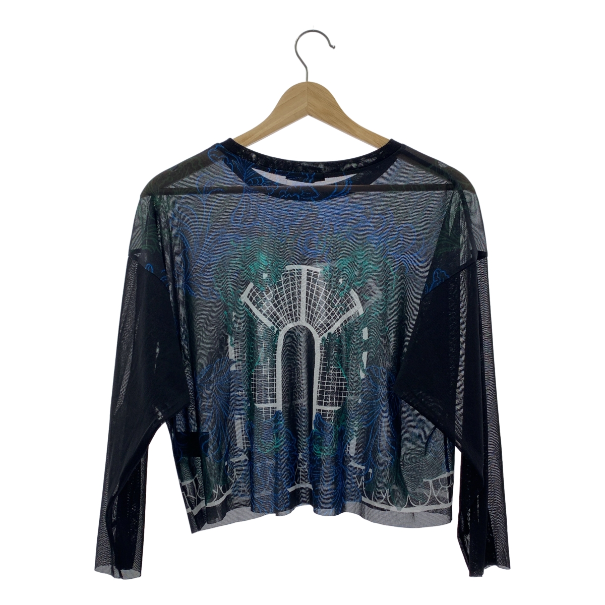 VIVIENNE TAM / ヴィヴィアンタム 総柄 ドラゴン パワーネット クルーネック カットソー