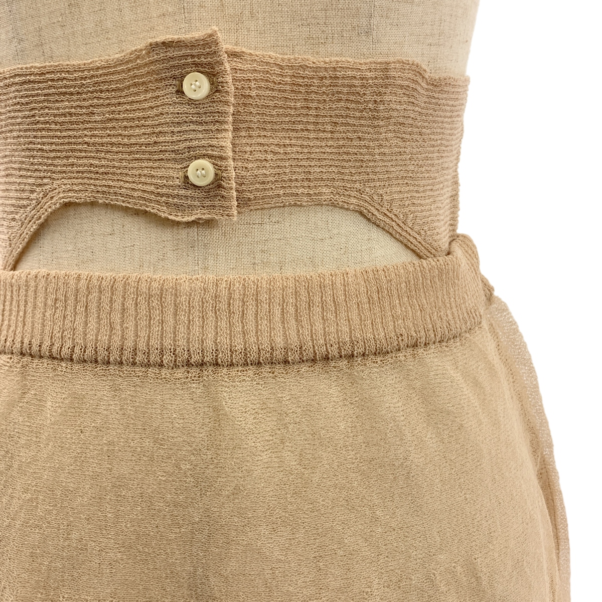 TAN / タン シースルー ロングスカート