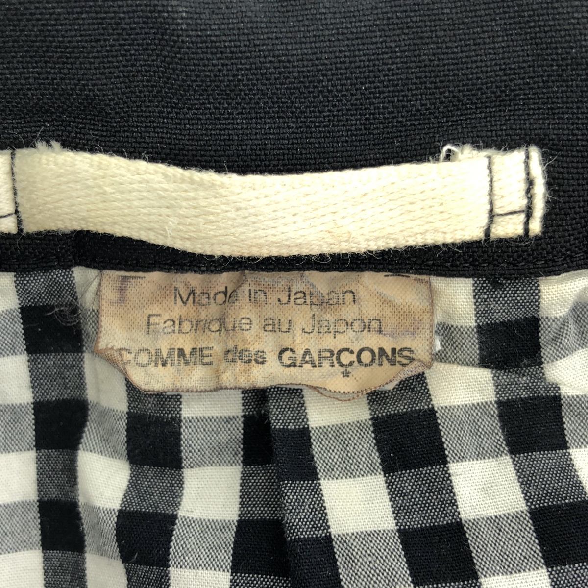 COMME des GARCONS HOMME PLUS / コムデギャルソンオムプリュス ポリエステル 製品染め 1B シングルブレスト テーラードジャケット / 裏地柄切替
